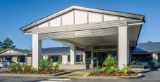Arcare aged care caboolture exterior front entrance 01
